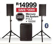 Mercury PA System P15.2