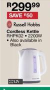 Russell Hobbs 1.7L Cordless Kettle RHPK02