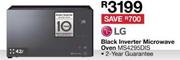 LG 42L Black Inverter Microwave Oven MS4295DIS