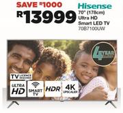 HISENSE 70" Ultra HD Smart LED Tv - 70B7100UW