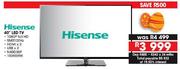 Hisense 40" LED TV-N40D36P