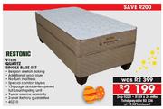 Restonic 91cm Quartz Single Base Set