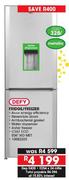 Defy 328Ltr Metallic Fridge/Freezer C367ECOSTAT WD MET