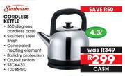 Sunbeam 4.3Ltr Cordless Kettle SSCK430