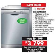 Bosch Silver Inox Dishwasher SMS40E08ZA MET