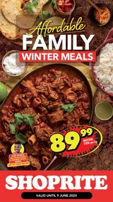 Shoprite : Affordable Family Winter Meals (27 May - 9 June 2024)