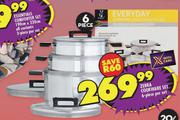 Zebra 6 Piece Cookware Set-Per Set