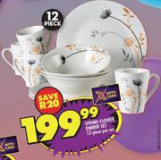 Spring Flower Dinner Set 12 Piece-Per Set
