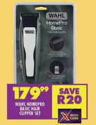 Wahl Homepro Basic Hair Clipper Set