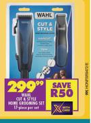 Wahl Cut & Style Home Grooming Set 17 Piece-Per Set