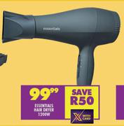 Essentials 1200W Hair Dryer