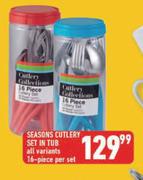 Seasons Cutlery Set In tub 16 Piece All Variants-Per Set