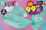 Jolly Tots Bath Bucket Starter Set 5 Piece All Variants-Per Set
