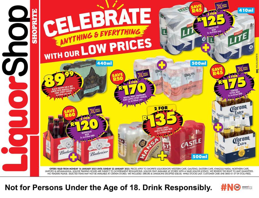 Shoprite Liquor Celebrate Anything & Everything (16 January 22