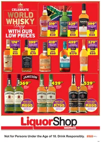 Shoprite : Celebrate World Whisky Day With Our Low Prices (08 May - 18 May 2025)