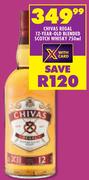 Chivas Regal 12 Year Old Blended Scotch Whisky-750ml