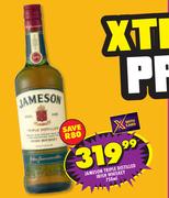 Jameson Triple Distilled Irish Whisky-750ml