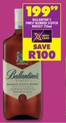 Ballantine's Finest Blended Scotch Whisky-750ml