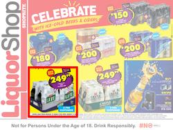 Shoprite Liquor : Celebrate With Ice Cold Beers & Ciders (25 March - 31 March 2024), page 1