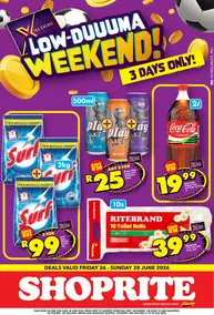 Shoprite : Low-Duuuma Weekend (26 June - 28 June 2026)