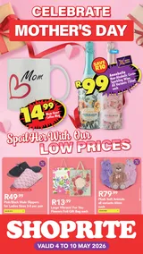 Shoprite : Mother's Day (04 May - 10 May 2026)