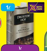 Drostdy Hof Claret Red/Adelpracht White Wine-1L