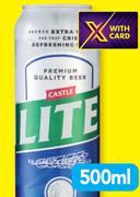 Castle Lite Beer Cans-90 x 24 x 500ml