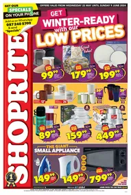 Shoprite : Get Winter-Ready With Our Low Prices (20 May - 9 June 2024)
