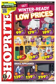 Shoprite : Get Winter-Ready With Our Low Prices (22 May - 08 June 2025)