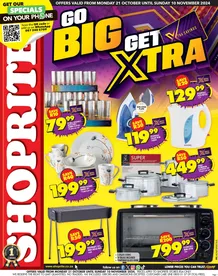 Shoprite : Go Big Get Xtra (21 October - 10 November 2024)