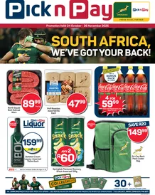 Pick n Pay Western Cape : Rugby Specials (24 October - 26 November 2025)