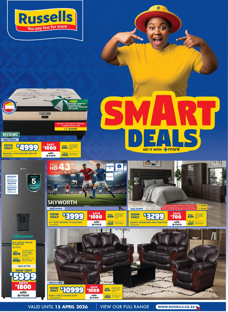 Russells : Smart Deals (19 March - 15 April 2026)