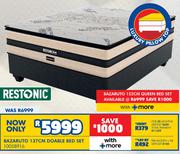 Restonic Bazaruto 137cm Double Bed Set