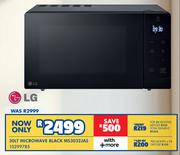 LG 30L Microwave Black MS3032JAS