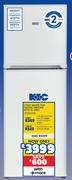 KIC 170L White Top Fridge/Freezer KTF518-2WH
