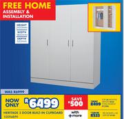 Heritage 3 Door Built-In Cupboard With Free Home Assembly & Installation 10094899