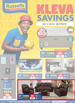 Russells : Kleva Savings (19 February - 16 March 2026), page 1