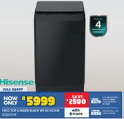 Hisense 14Kg Top Loader Black WT3K1423UB 10302919