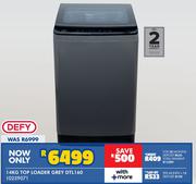 Defy 14Kg Top Loader Grey DTL160 10259071