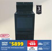 Defy 60cm Electric Stove Black DSS694 10272368