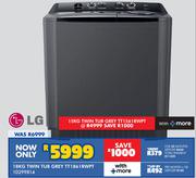 LG 15Kg Twin Tub Grey TT1561RWPT 