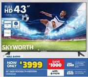 Skyworth 43" QLED Google TV 43E5520H 10306045