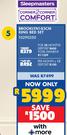 Sleepmasters Brooklyn 183cm King Bed Set 10290350