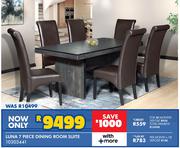 Luna 7 Piece Dining Room Suite 10303441