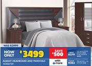 Albany Headboard & Pedestals 10302739