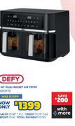 Defy 4Ltr Dual Basket Air Fryer 322775