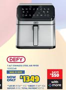 Defy 7.6Ltr Stainless Steel Air Fryer 10302348