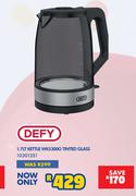 Defy 1.7Ltr Kettle WK5300G Tinted Glass 10301351