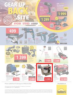 Builders : Ryobi (9 January - 3 March 2024), page 1