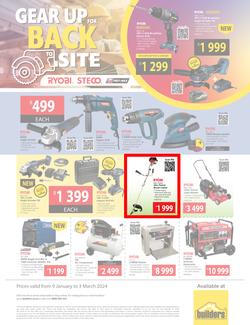 Builders : Ryobi (9 January - 3 March 2024), page 1